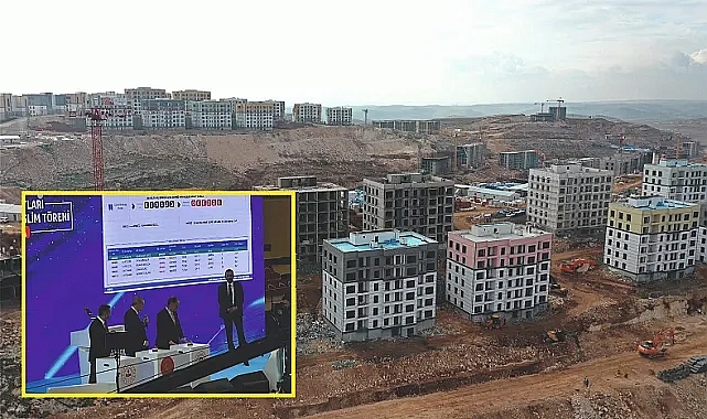 Deprem konutları kura sonuçları açıklandı