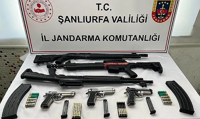 Harran'da silah operasyonu
