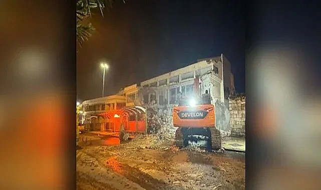 Özdiker Kuyumcular Çarşısında yıkım çalışmaları