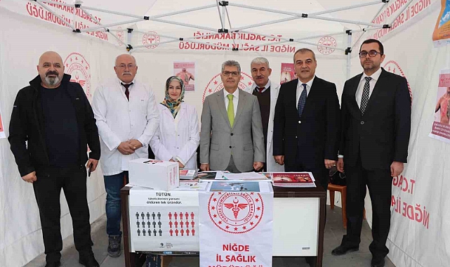 sigaranın zararlarına stantta dikkat çekildi