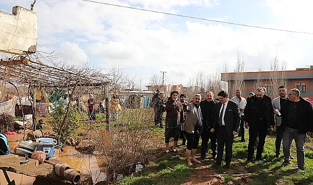 Viranşehir'de selin verdiği zararlar tespit ediliyor