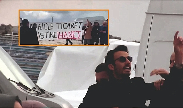 Bakana 'İsrail'le ticaret' protestosu