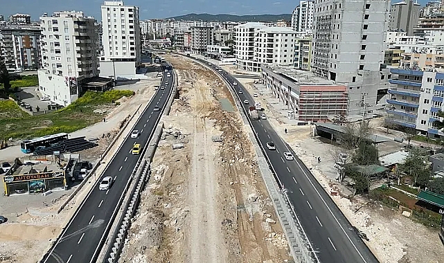 Balıkayağı Köprülü Kavşağında ikinci yan yol da trafiğe açıldı