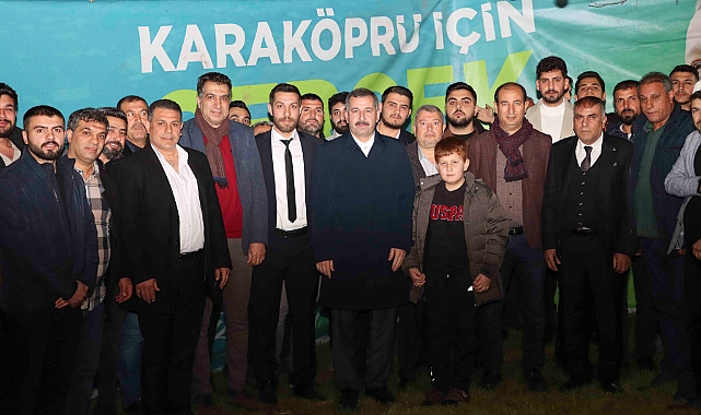 Baydilli: “Hizmet istikrarı ve vizyonel projelerle Karaköprü’nün yolu açık”