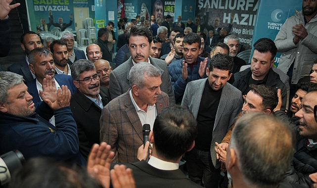 Beyazgül, “Urfa 31 Mart’ta ‘İstikrar sürsün, Urfa büyüsün’ diyecektir”