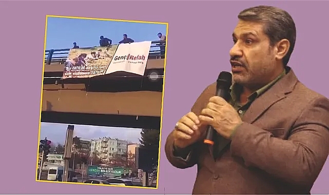Delioğlu'na pankartlı tepki