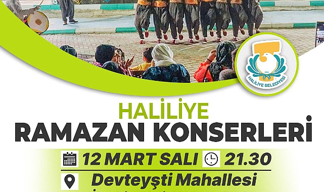 Haliliye’de Ramazan Konserleri başlıyor