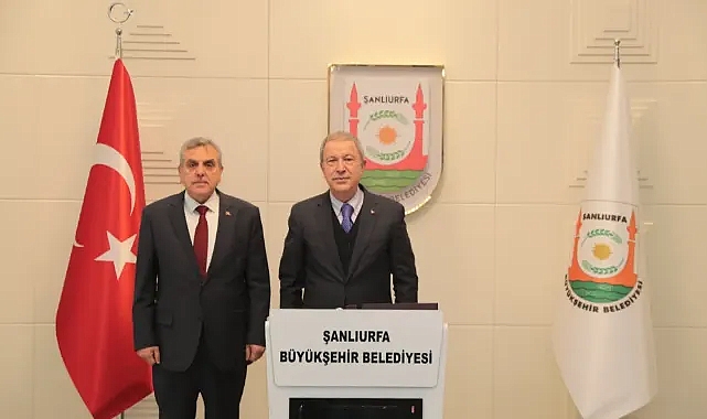 Hulusi Akar'dan Beyazgül'e ziyaret