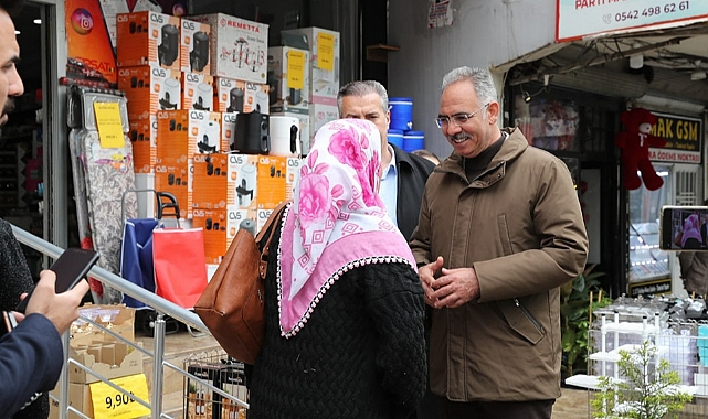 Kuş SSK Caddesi’nde halkla buluştu