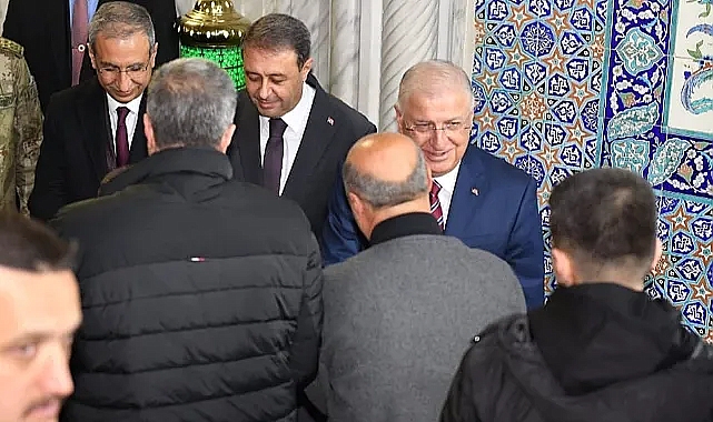 Bakan Güler Dergah'ta ki bayramlaşmaya katıldı