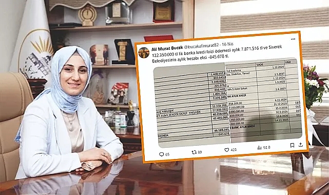 Eski Başkandan borç açıklaması!