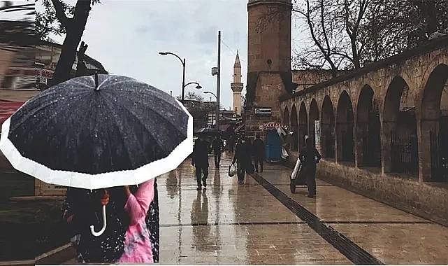 Meteorolojiden Urfa için yağış tahmini