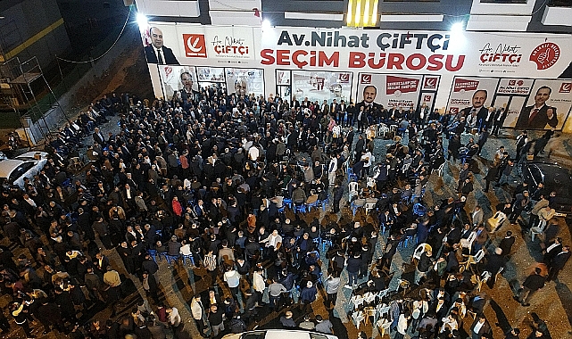 Nihat Çiftçi'den Karaköprü halkına teşekkür
