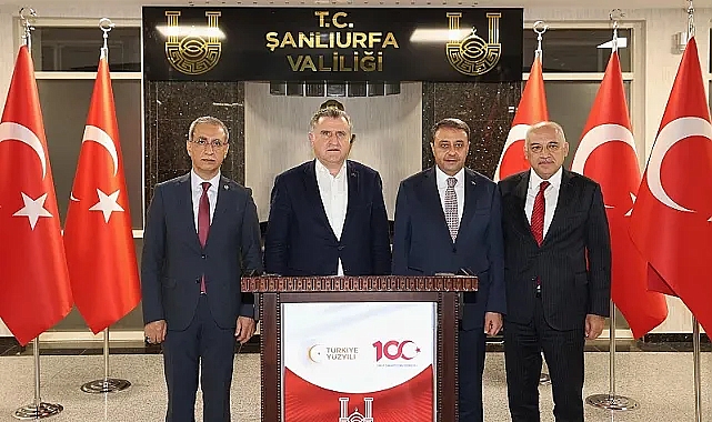Spor Bakanı ve TFF Başkanı Urfa'da