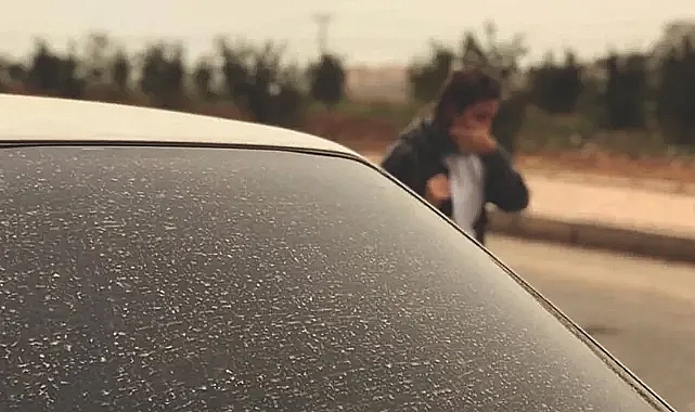 YAĞMUR BEKLERKEN ÇÖL TOZU YAĞDI!