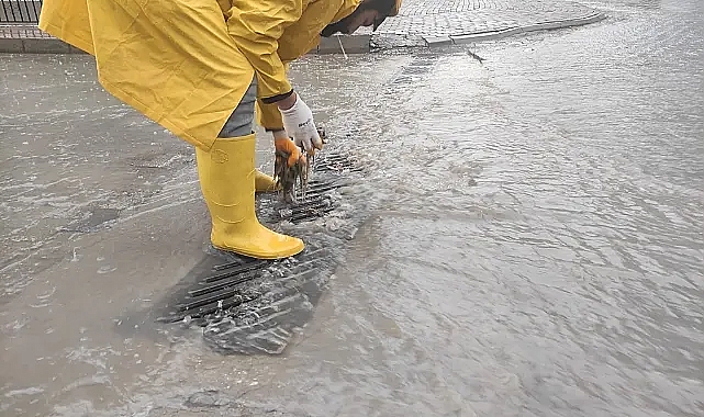 Yoğun yağış kentte etkili oldu!