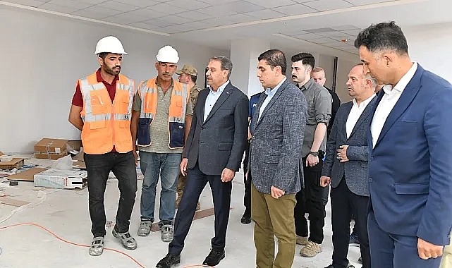 Şıldak, devam eden yatırımları inceledi