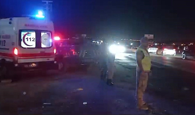 Ağabey, kardeş ve çocuklarının öldüğü kaza güvenlik kamerasında