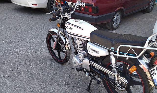 Park halindeki motosiklet çalındı