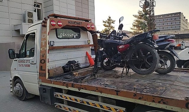 Urfa’da çalıntı motosikletler bulundu