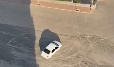 Urfa’da drift yapan sürücü 32 bin lira ceza yedi