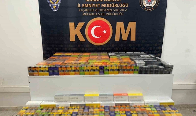 10 bin 540 paket kaçak sigara ele geçirildi