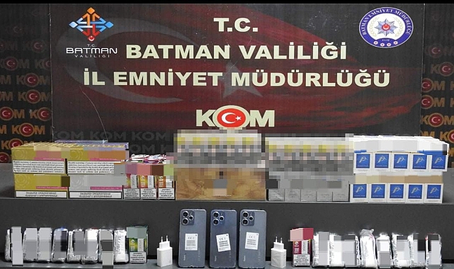 290 paket kaçak sigara ele geçirildi