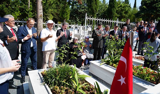 30 Ağustos Zafer Bayramı’nda şehitler unutulmadı