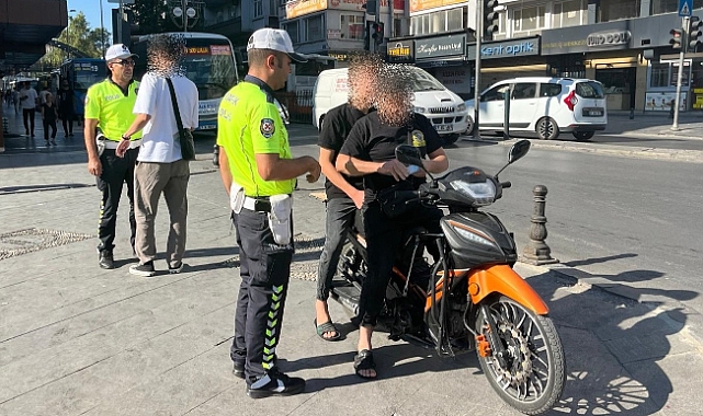 93 motosiklet sürücüsüne 187 bin TL ceza