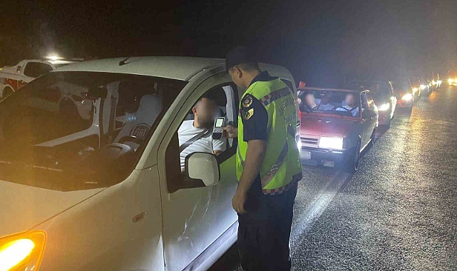 Alkollü sürücüler denetimden kaçamadı