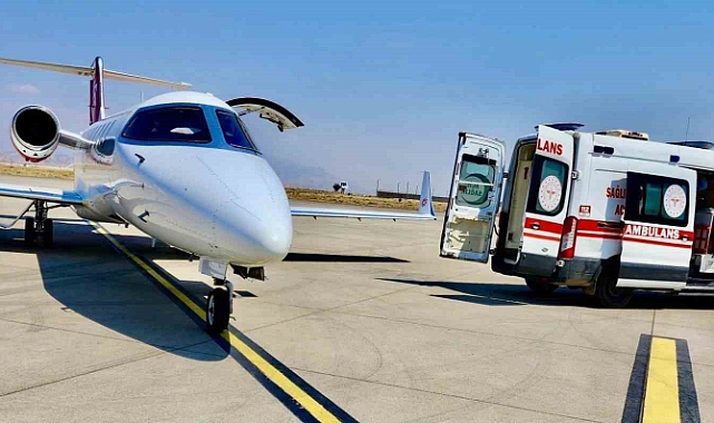 Ambulans uçak 13 yaşındaki çocuk için havalandı