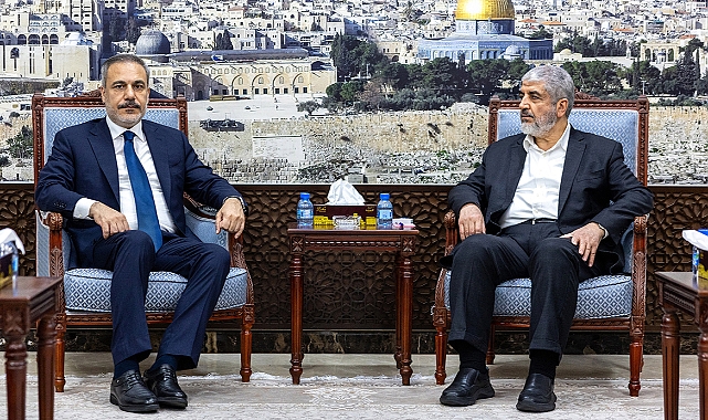 Bakan Fidan, Hamas Siyasi Büro Başkan Vekili Meşal'e taziyelerini iletti