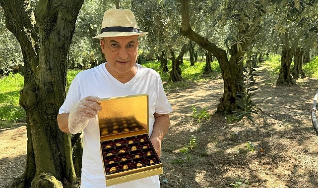 Bu da oldu... Altın kaplamalı zeytin yok satıyor