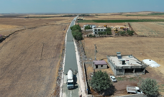 ÇELİK HASIRLI BETON YOL UYGULAMASI