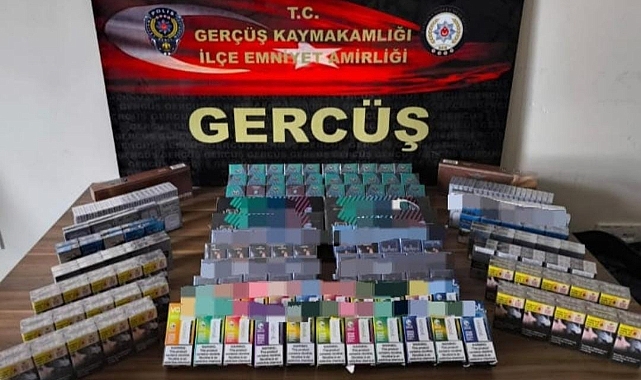 Gümrük kaçağı sigaralar ele geçirildi