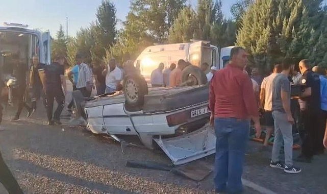 Otomobil takla attı: 2 yaralı