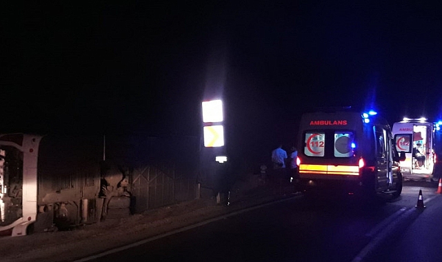 Savrulan otomobilin sürücüsü yaralandı