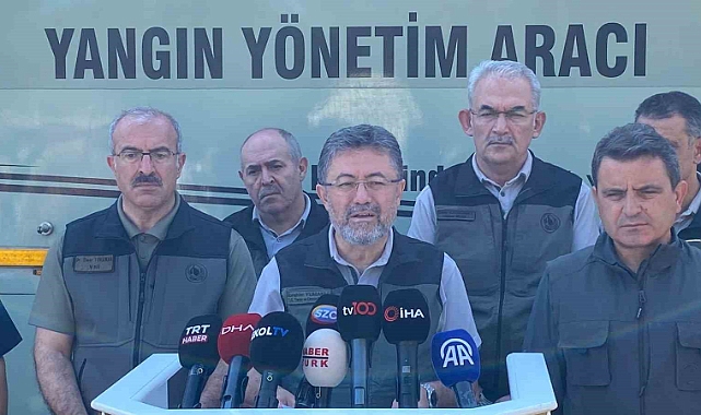 Tarım ve Orman Bakanı açıkladı...Çanakkale’deki yangın kontrol altında