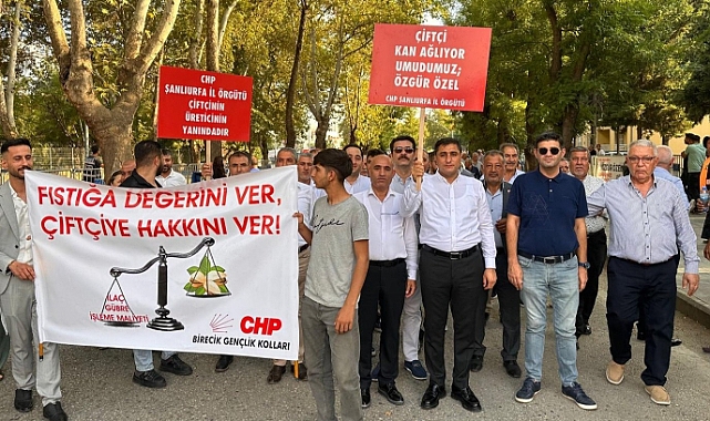Urfalı üreticiler de mitingdeydi