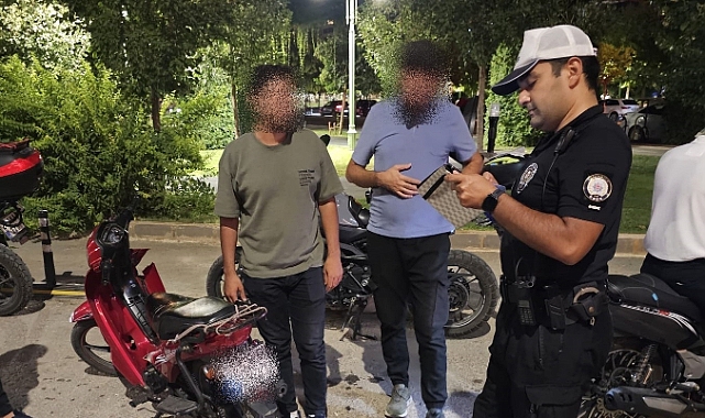 128 motosiklet sürücüsüne 609 bin TL ceza