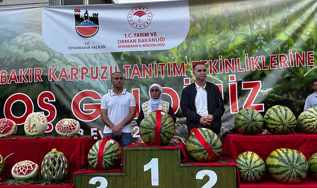 14. Diyarbakır Karpuz Festivali’nde ilk üçe girenlere para ödülü