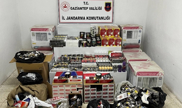 710 bin TL’lik kaçak malzeme ele geçirildi