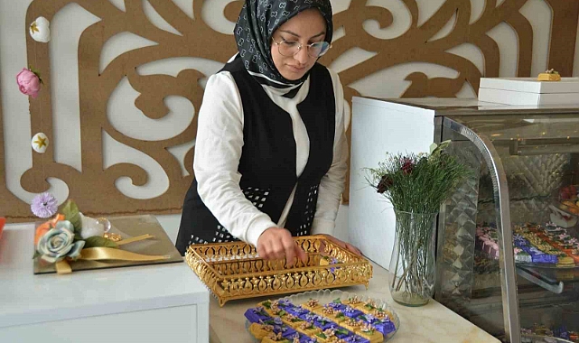 Kadın girişimci kendi çikolata atölyesini kurdu