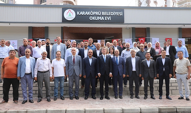 Karaköprü'nün bir 'Okuma Evi' daha oldu
