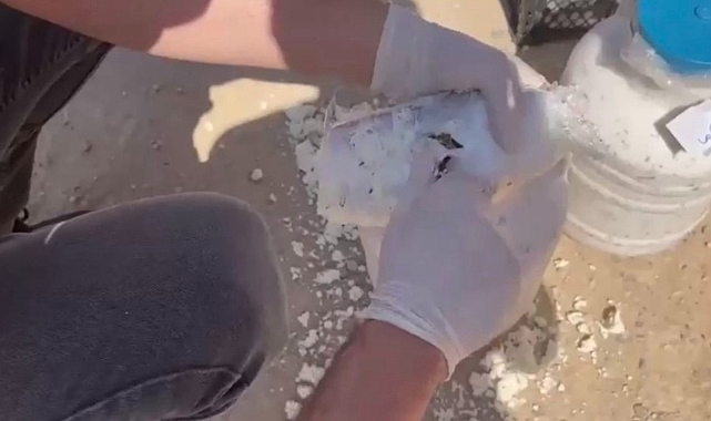 Peynir bidonunda uyuşturucu yakalandı