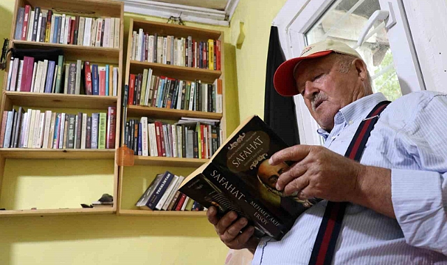 Teknoloji çağında kitap aşığı 71 yaşındaki İlhan Şahin’in hikayesi