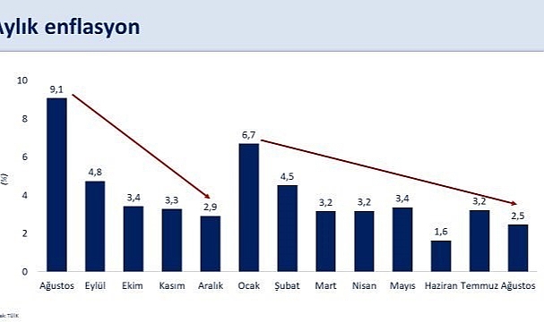 “Yıllık enflasyon son 3 ayda 23,5 puan gerileyerek yüzde 52 gerçekleşti”
