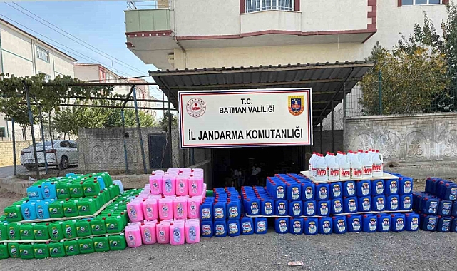 1 milyon 350 bin lira değerinde sahte temizlik ürünü ve ham maddesi ele geçirildi