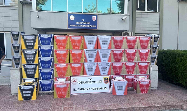 2 milyon 500 bin makaron ele geçirildi