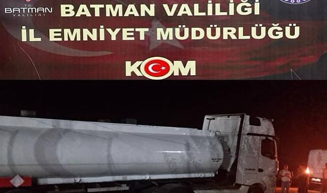 26 ton 424 litre kaçak akaryakıt ele geçirildi